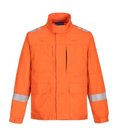 Portwest Mens Bizflame Plus Stretch Jacket (Orange) - UTPW613