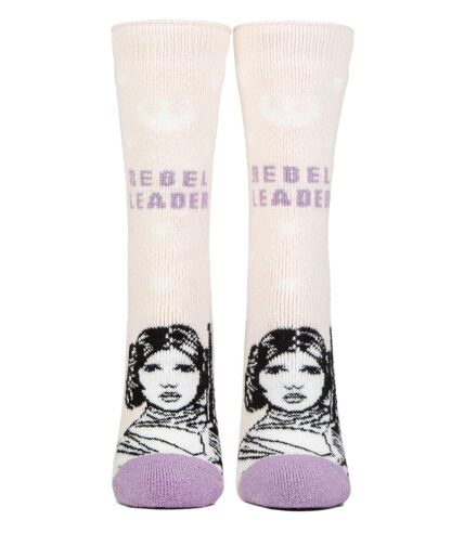 Womens Princess Leia Socks | Heat Holders Lite | Novelty Thermal Star Wars Socks for Ladies