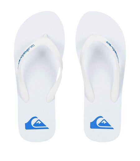 Tongs Homme Blanc Bleu Quiksilver