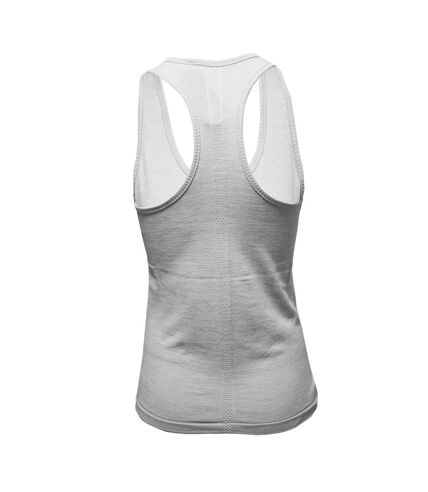 Womens/ladies multi sport melange seamless 3d vest cool grey TriDri