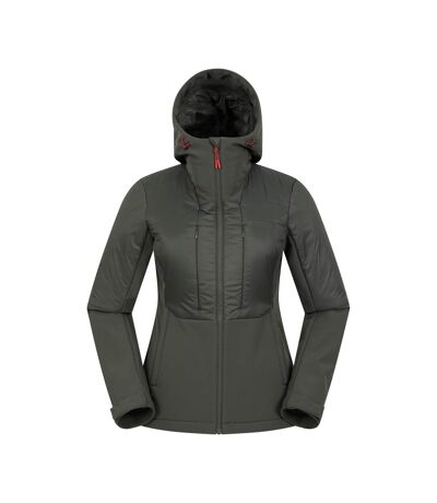 Mountain Warehouse Womens/Ladies Machina Hybrid Padded Jacket (Khaki Green) - UTMW2977