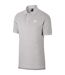 Mens Match Up Short-sleeved Polo Shirt Grey Nike-2