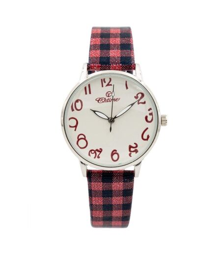 Eclatante Montre Femme Rouge CHTIME