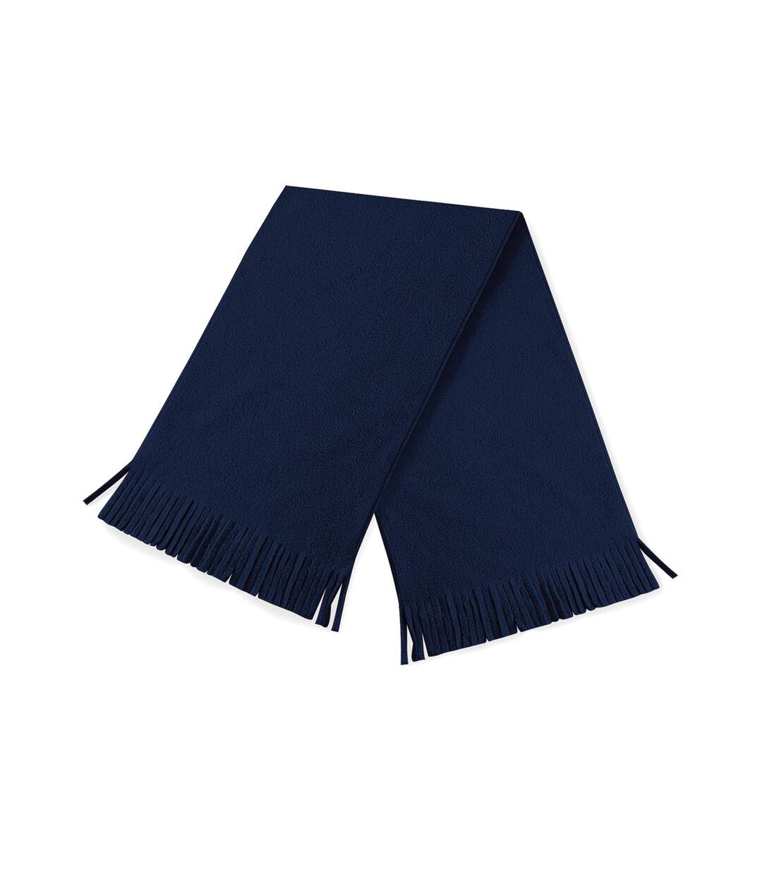Unisex adult dolomite suprafleece scarf one size french navy Beechfield-1