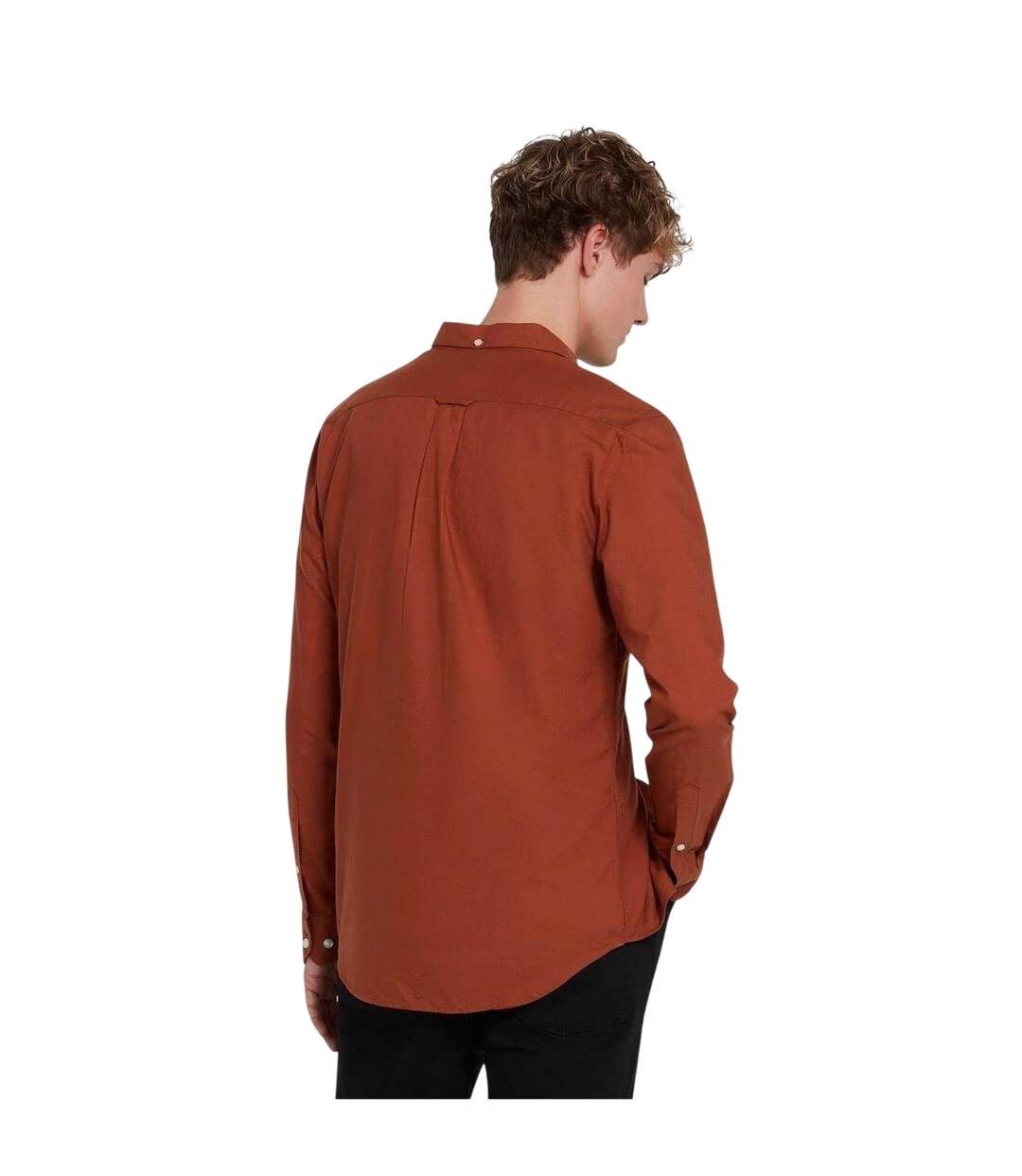 Chemise À Boutons Manches Longues Motif/style Rétro Homme Teck Farah-2