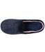 Isotoner Chaussons Mules femme microvelours semelle ergonomique, mousse à mémoire forme-3