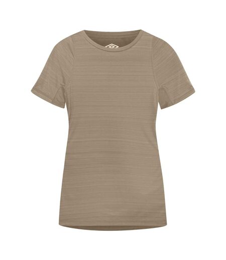 Womens/ladies Pro Marl Polyester Training T-shirt Moon Rock Marl Umbro