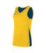 Maillot Sans Manches Motif/style Réversible Team Homme Jaune Bleu Nike-1