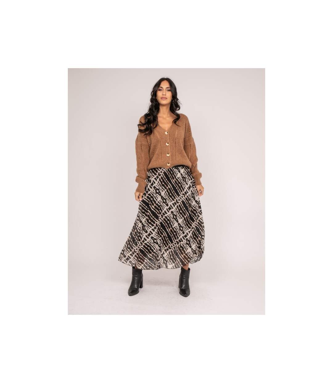 Jupe longue motifs XOMALIA - Dona X Lisa-3