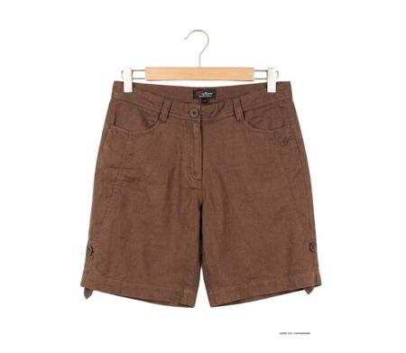 MAYFLOWER MINDY2 : Short en lin pour femme à longueur réglable