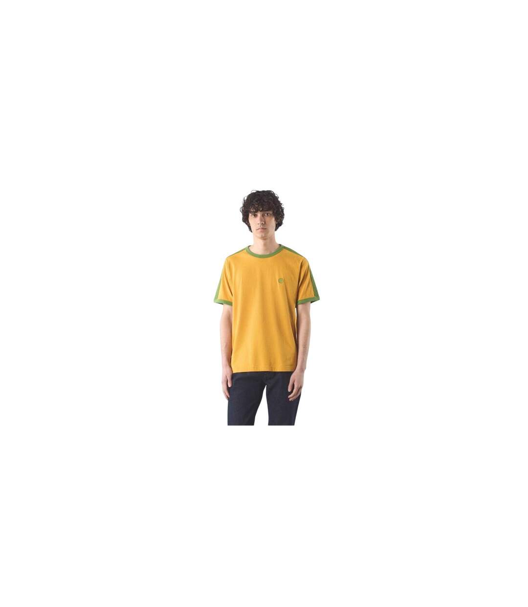 T-shirt Denton Homme Jaune Pretty Green-1
