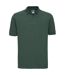 Russell Mens Classic Cotton Pique Polo Shirt (Bottle Green)