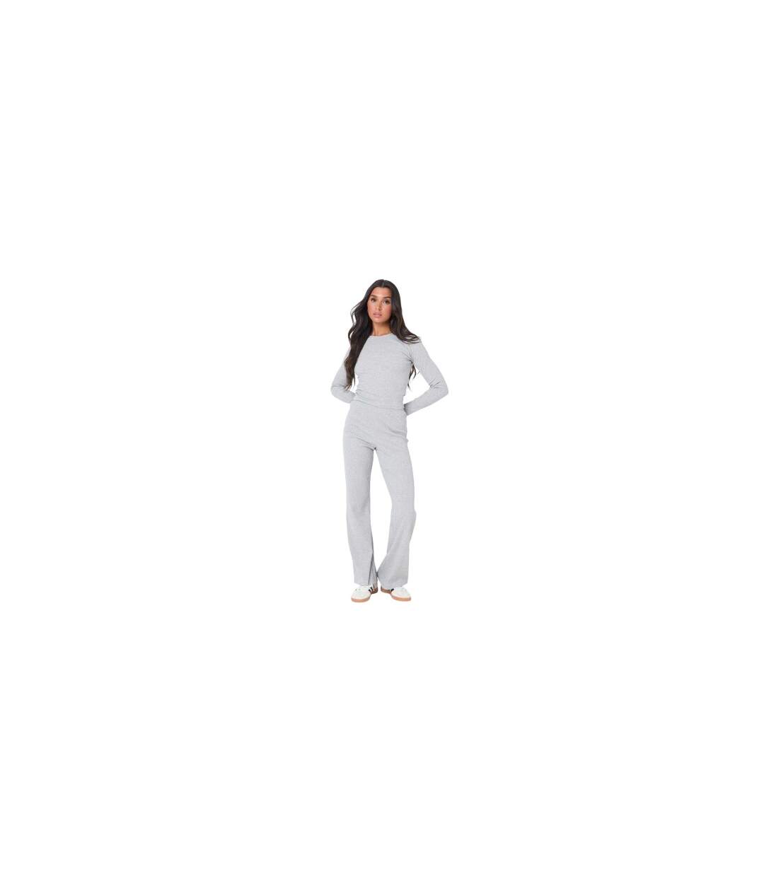 Haut Manches Longues Femme Gris Chiné I Saw It First-1