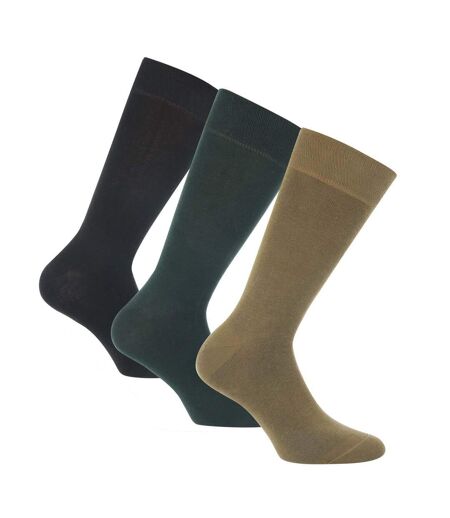 Chaussettes Adulte Noir Vert Lyle & Scott