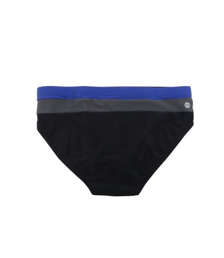 Short de bain colourblock homme noir / bleu Adidas