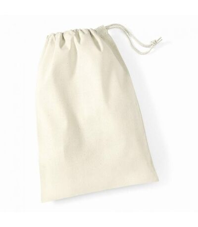 Westford Mill Cotton Stuff Bag - 8 fl oz To 10 Gal (Natural) (XS) - UTBC1220