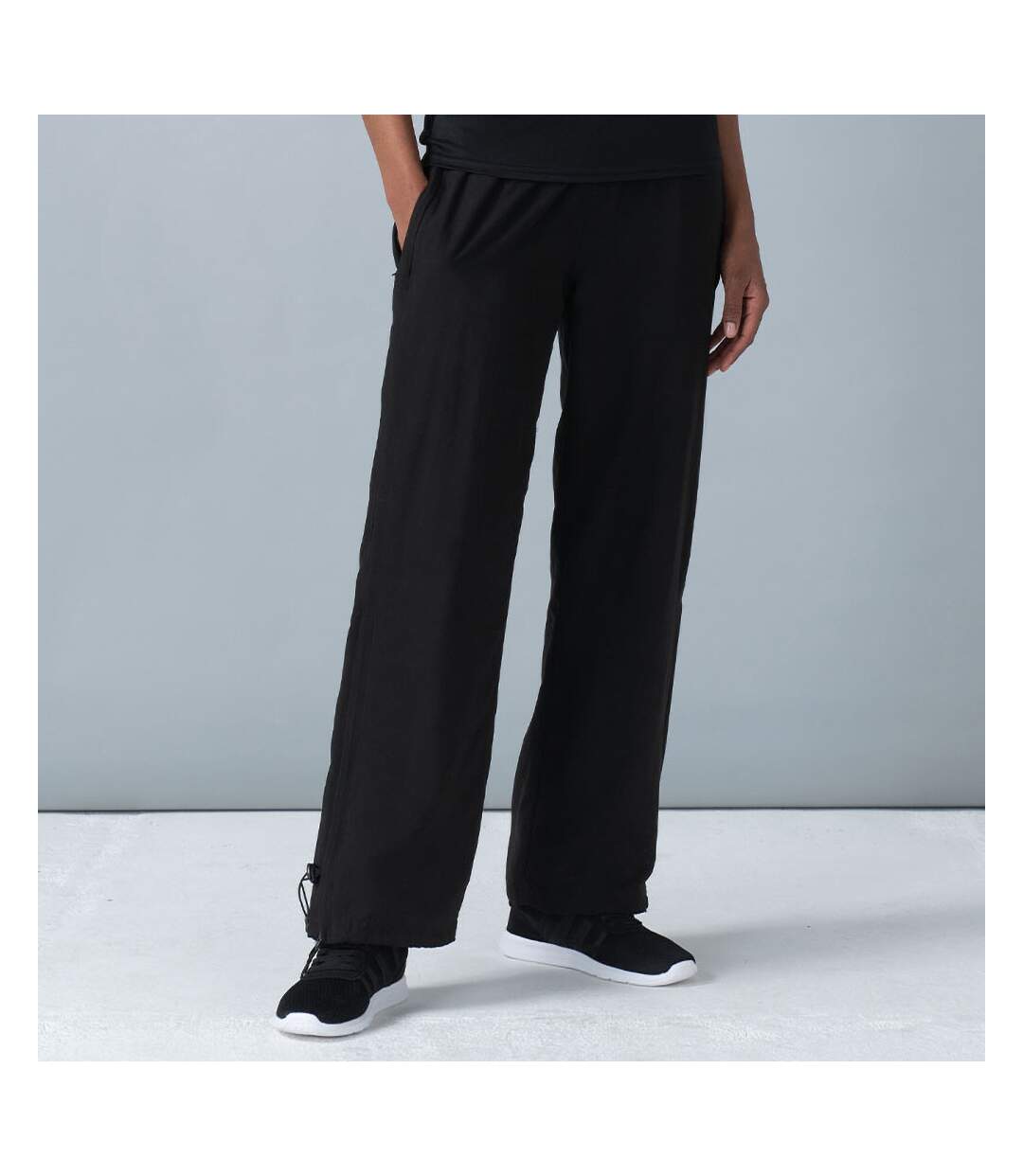 ladies black track pants