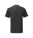 T-shirt Iconic Homme Noir Fruit Of The Loom-2