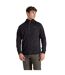 Mens travos full zip fleece top black pepper marl Craghoppers