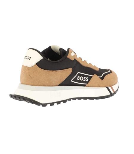 Mens Jonah Running Trainers Brown Black Boss