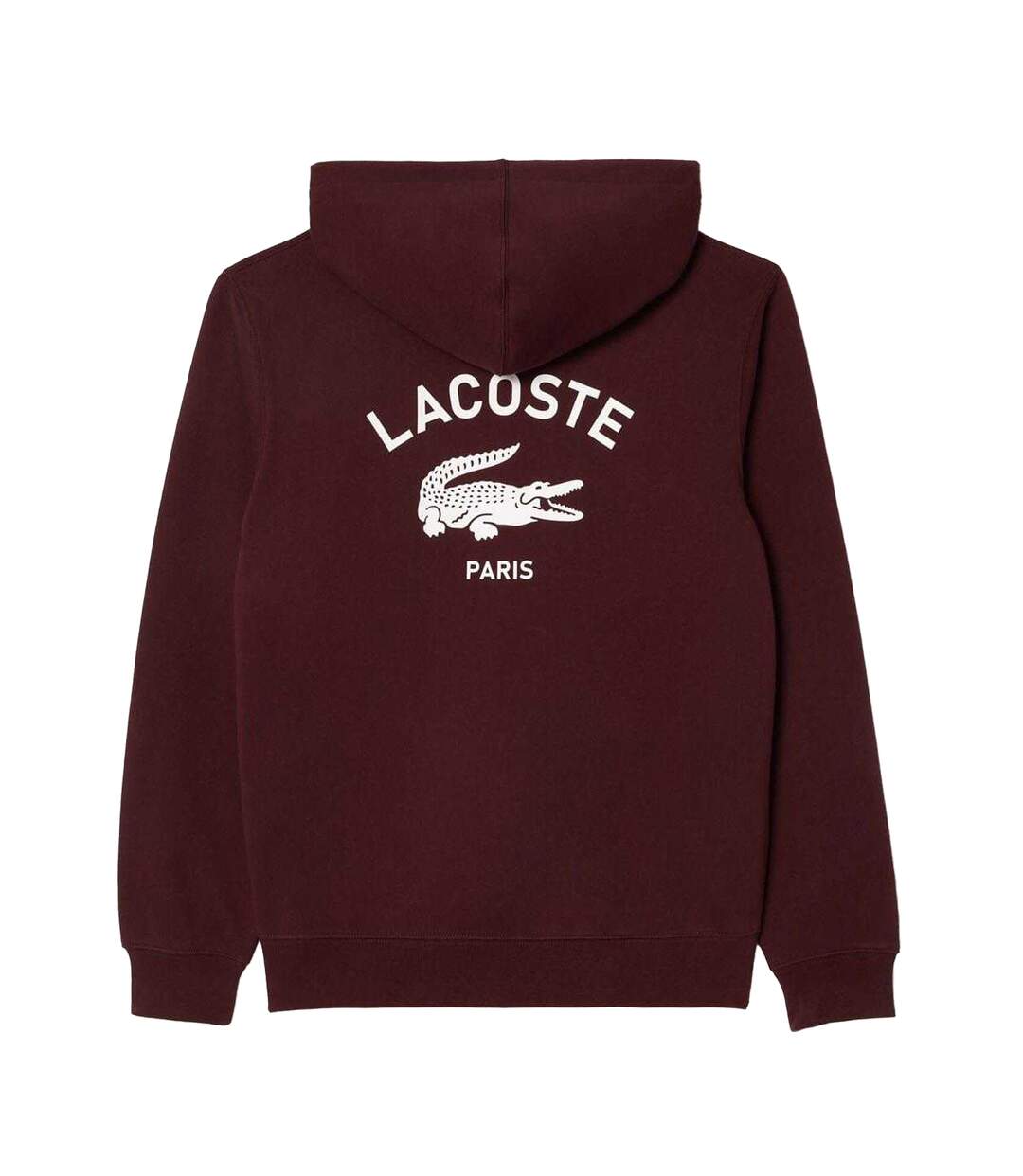 Sweat À Capuche Adulte Rouge Bordeaux Lacoste-3