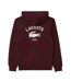 Sweat À Capuche Adulte Rouge Bordeaux Lacoste-3