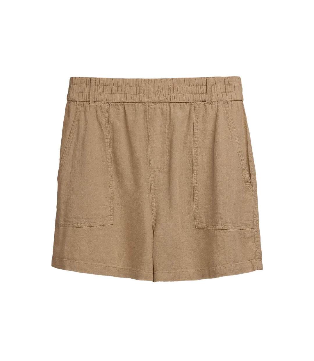 Short beige femme teddy smith janis - l-2