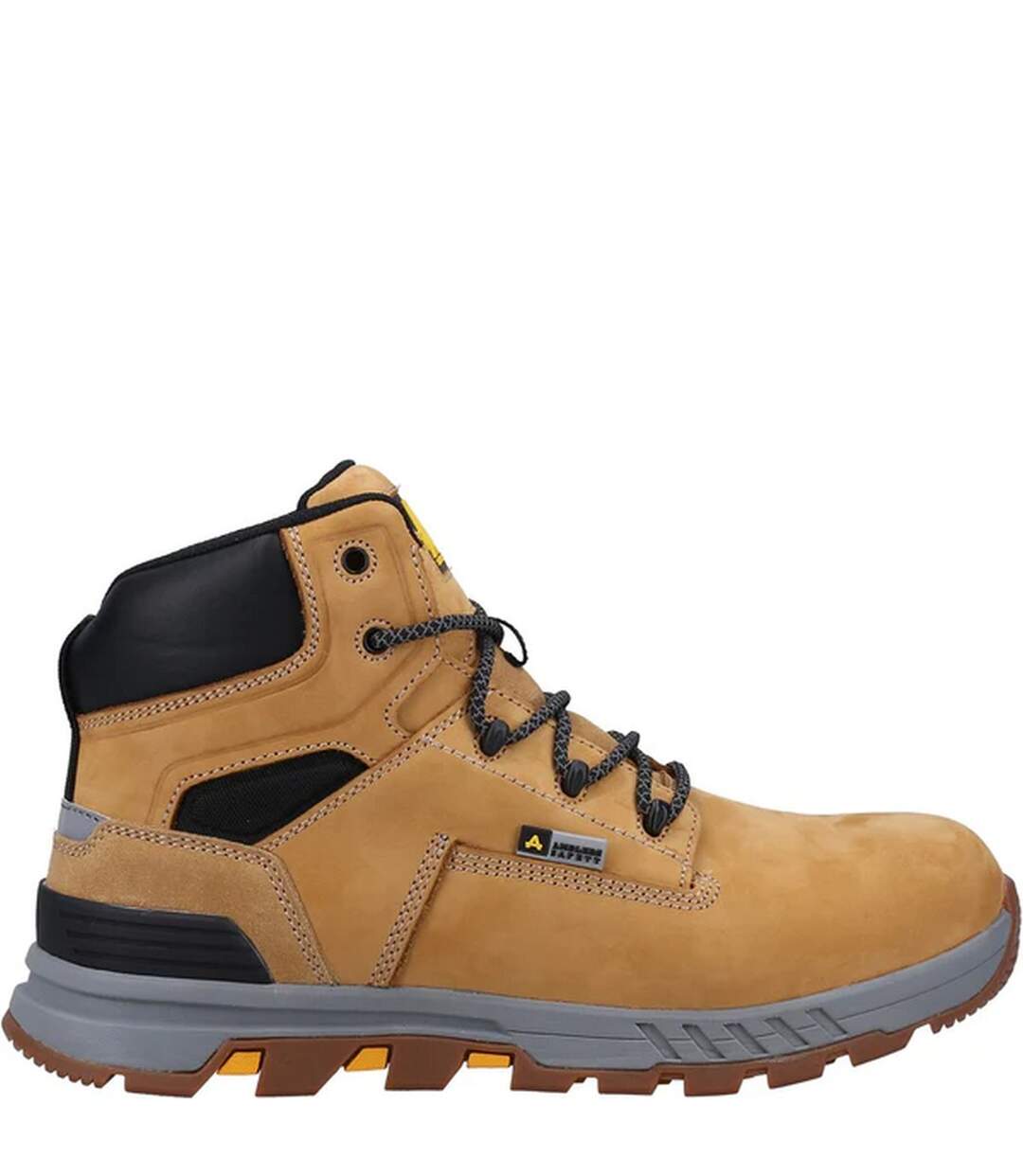 Bottines de sécurité as261 crane homme jaune Amblers-3