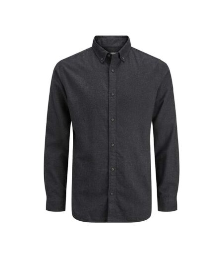 Chemise gris foncé homme jack & jones classic melange