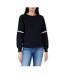 Sweat Motif/style Logo Brodé Femme Bleu Marine Tommy Hilfiger-1