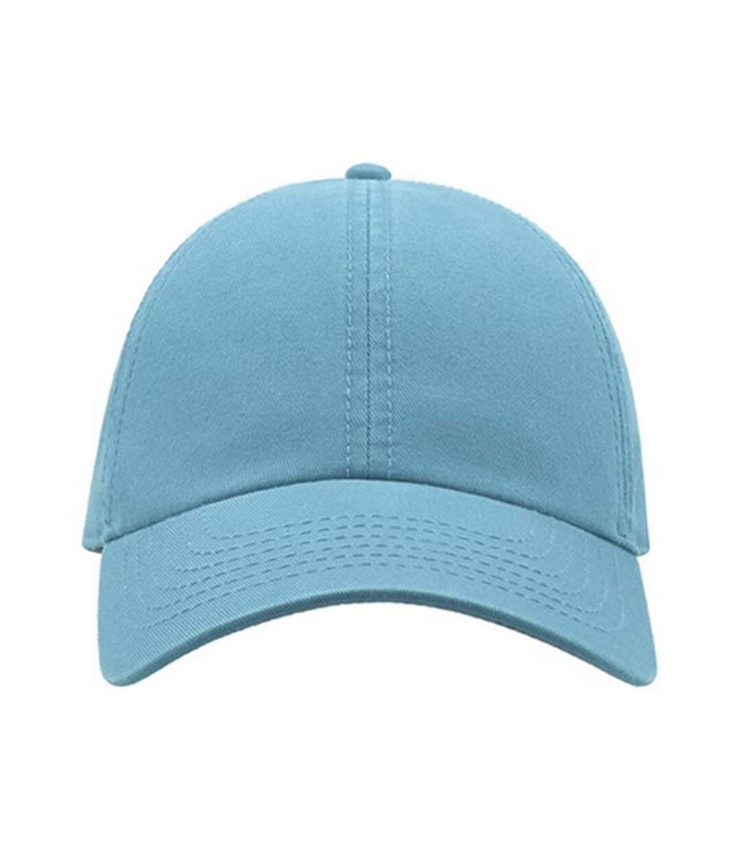 Casquette 6 panneaux action mixte bleu clair Atlantis-4