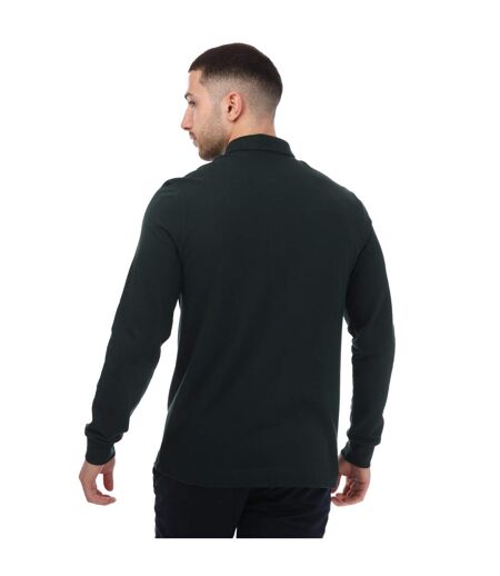 Unisex Adult Smart Paris Cotton Stretch Long-sleeved Polo Shirt Green Lacoste