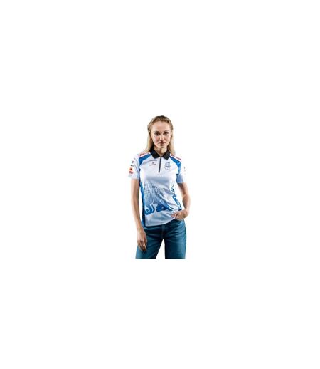 Polo Motif/style Red Bull F1 Femme Blanc Hugo