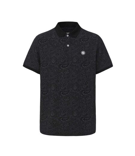 Polo Motif/style Cachemire Homme Noir Pretty Green