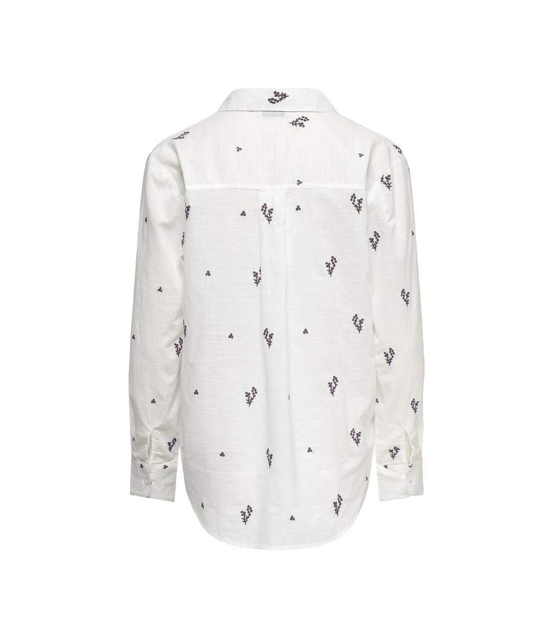 Chemise blanche/kaki femme jdy kimie-2