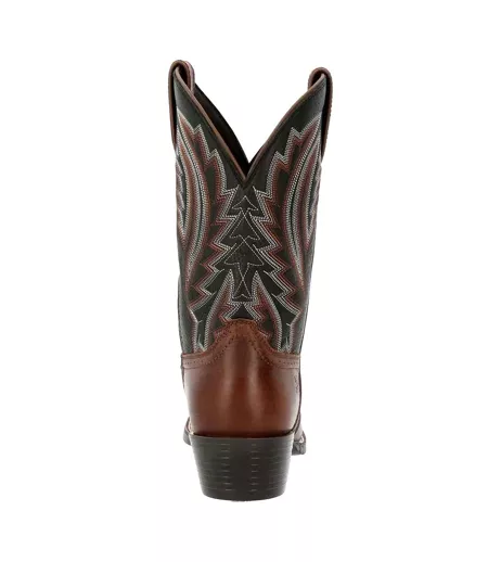 Bottes De Cowboy Westward Homme Marron Foncé Noir Durango
