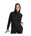 Sweatshirt Uni À Capuche Femme Noir SG-1