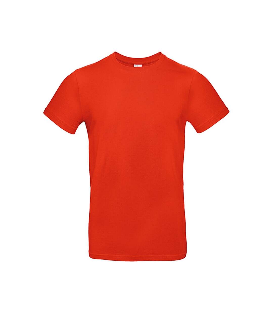 T-shirt #e190 Adulte Rouge Orangé Vif B&C-1