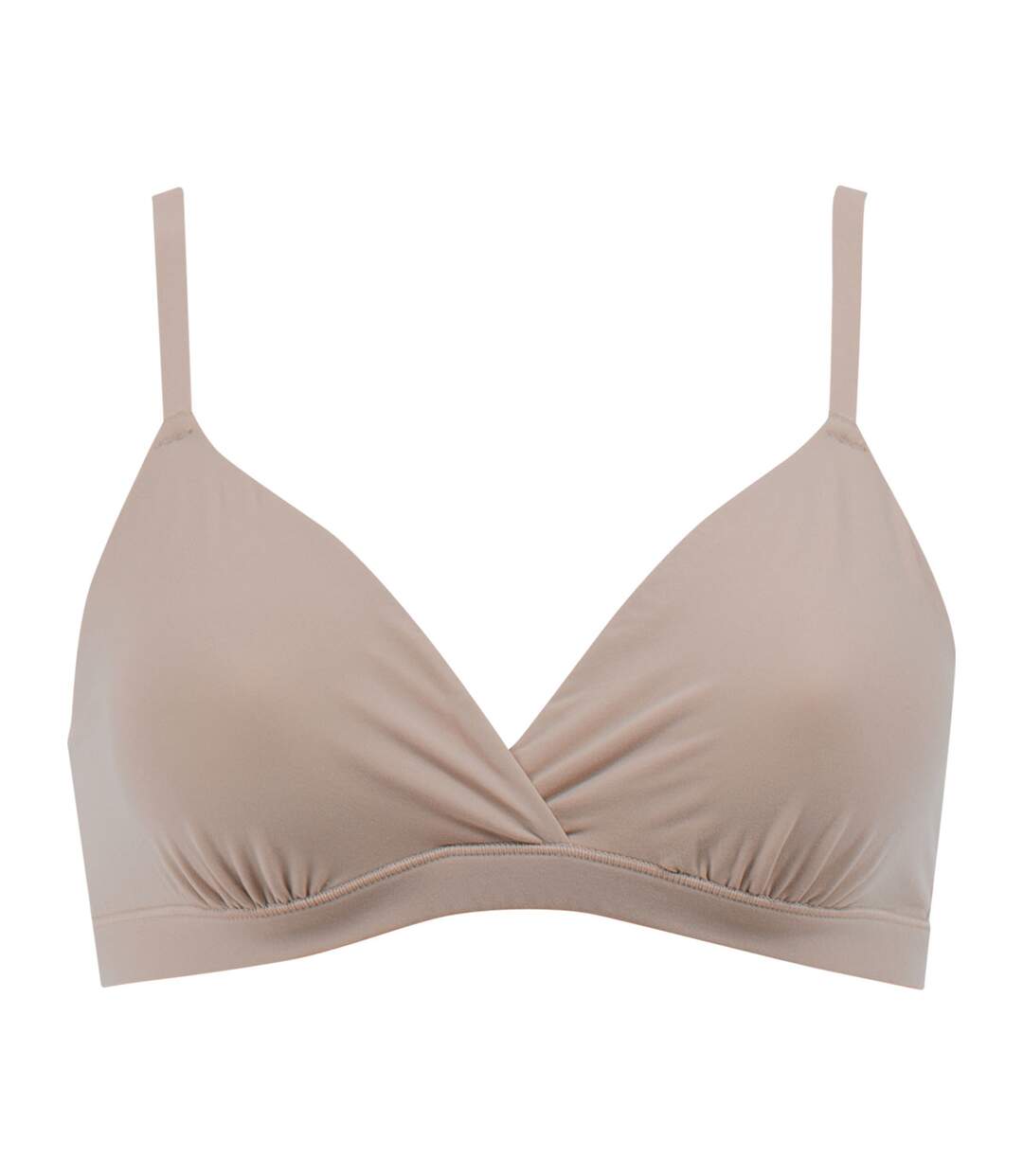 Soutien-gorge triangle croisé sans armatures femme Easy Seconde Peau