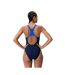 Maillot De Bain 1 Pièce Motif/style Logo Medley Femme Bleu Marine Bleu Speedo-2