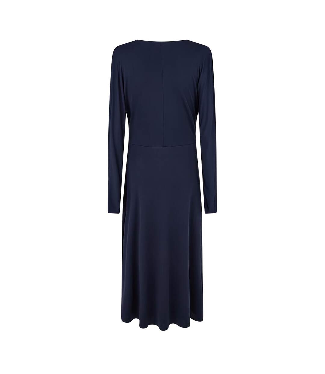 Robe Portefeuille Manches Longues Ettita Femme Bleu Foncé Boss-3