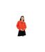 Womens/ladies Varli Puff Sleeve Cardigan Orange French Connection-1