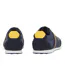 Mens Stiven Leather Lace Up Trainers Navy Hugo Boss-2