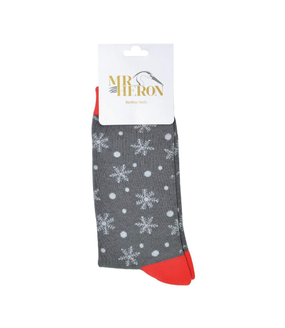 Mr. Heron - Chaussettes Noël Homme | Fantaisie en Bambou | Ruldoph & Santa-2