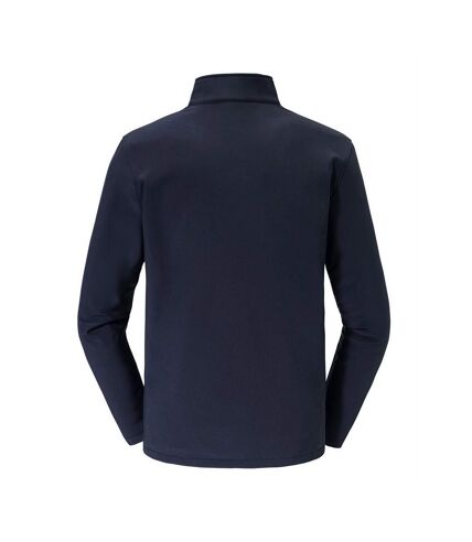 Mens essential soft shell jacket french navy Russell