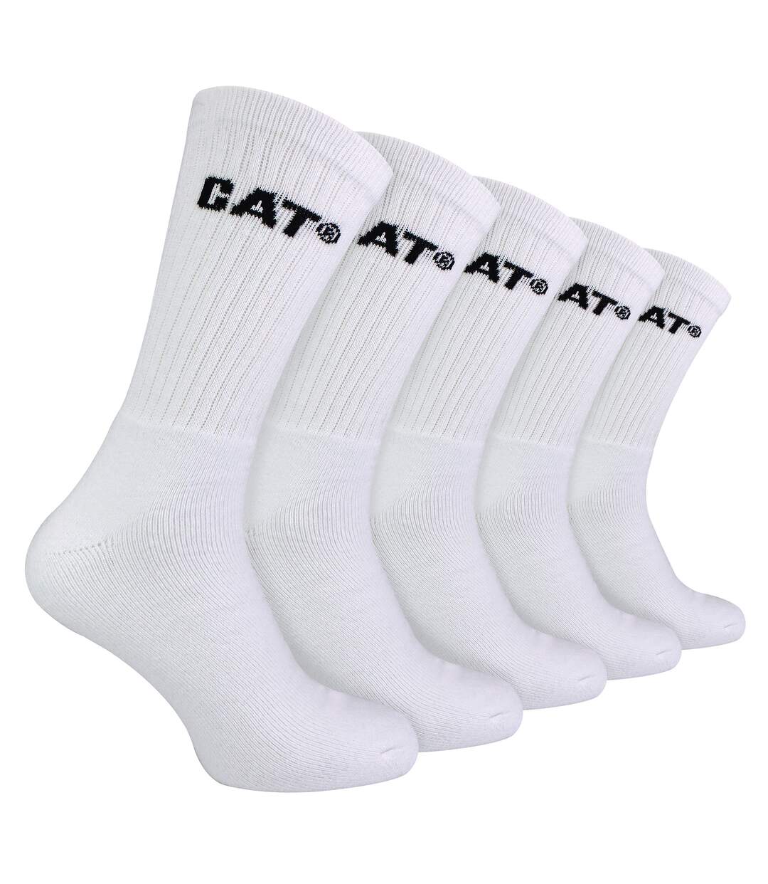 10 paires de chaussettes de travail unisexes en coton-3