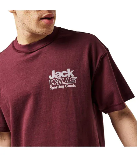 Mens Bold Logo Short-sleeved T-shirt Chocolate Jack Wills