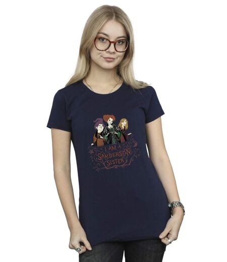 Disney - T-shirt HOCUS POCUS SANDERSON SISTER - Femme (Bleu marine) - UTBI17762