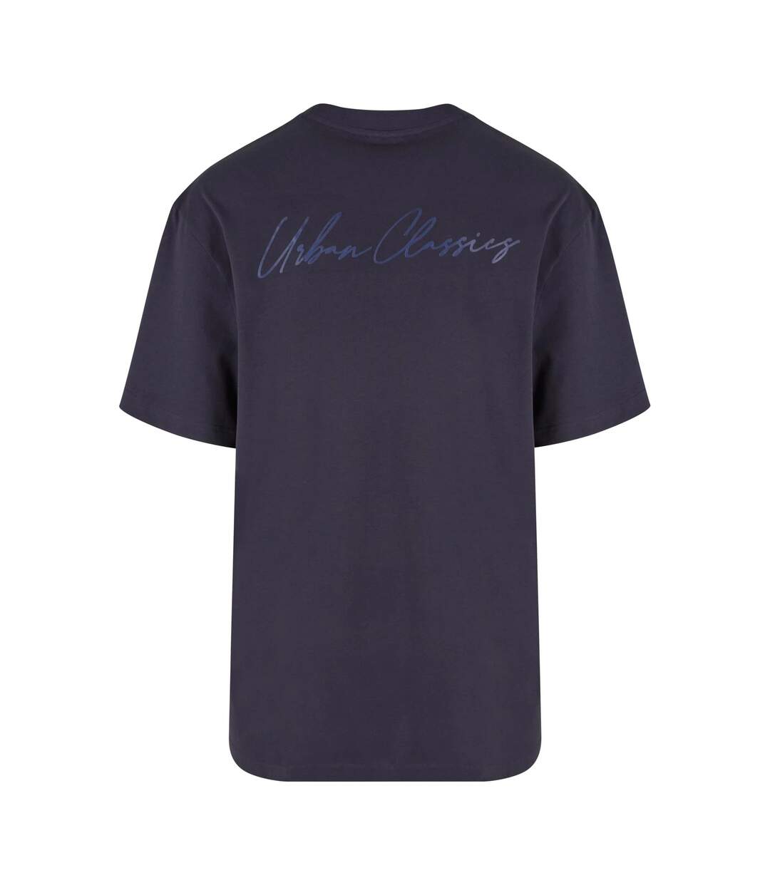 T-shirt Motif/style Signature Homme Bleu Marine Urban Classics-2