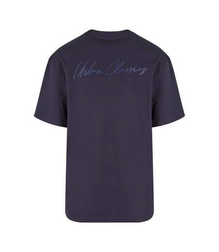 T-shirt Motif/style Signature Homme Bleu Marine Urban Classics